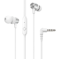 HOCO M79 wire earphones Jack 3,5 mm with microphone white