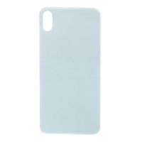 Apple iPhone XS Max - Battery Door with Adhesive Large Hole Version White With Logo OEM