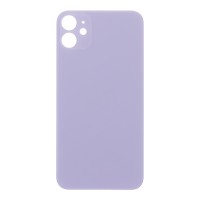 Apple iPhone 11 - Battery Door with Adhesive Large Hole Version Purple With Logo OEM