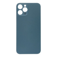 Apple iPhone 12 Pro Max - Battery Door with Adhesive Large Hole Blue With Logo OEM