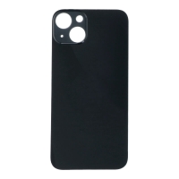 Apple iPhone 13 - Battery Door with Adhesive Large Hole Black With Logo OEM