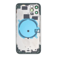 Apple iPhone 11 Pro - Middle Frame Battery Door Back and Bezel + Small Parts Green With Logo OEM