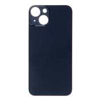 Apple iPhone 14 - Battery Door with Adhesive Large Hole Black With Logo OEM