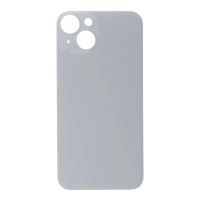 Apple iPhone 14 - Battery Door with Adhesive Large Hole White With Logo OEM