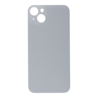 Apple iPhone 14 Plus - Battery Door with Adhesive Large Hole White With Logo OEM