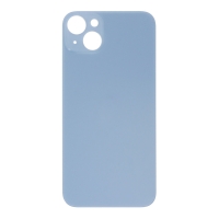 Apple iPhone 14 Plus - Battery Door with Adhesive Large Hole Blue With Logo OEM