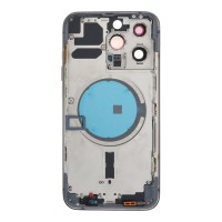 Apple iPhone 13 Pro - Middle Frame Housing Battery Door Back and Bezel + Small Parts Blue With Logo OEM