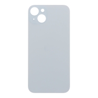 Apple iPhone 15 Plus - Battery Door with Adhesive Large Hole Blue With Logo OEM