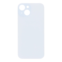 Apple iPhone 15 - Battery Door with Adhesive Large Hole Blue With Logo OEM