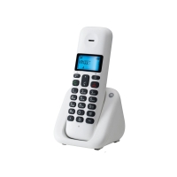 Motorola T301 White (Ελληνικό Μενού) Ασύρματο τηλέφωνο με ανοιχτή ακρόαση