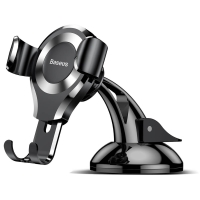 BASEUS Holder with suction cup, Osculum Gravity Mount /silver/ - SUYL-XP0S