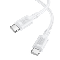 Borofone Cable BX111 Feliz - Type C to Type C - 60W 3A 1 metre white