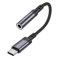 Borofone Adapter BV24 Graceful - Type C to jack 3,5mm - grey