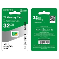 Borofone Memory card MicroSD 32GB SDHC Class10 90MB/s