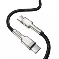 BASEUS Cable Type-C - Type-C, 2m, 100W, Cafule Metal (black) - CATJK-D01