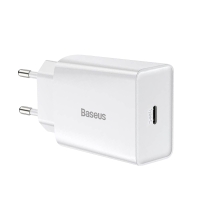 BASEUS 220V 20W, 1*USB-C, Speed Mini (white) - CCFS-SN02