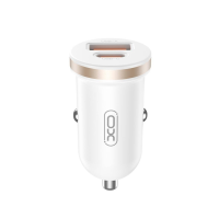 XO CC56 car charger PD 30W QC 1x USB 1x USB-C white