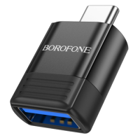 Borofone Adapter OTG BV18 - Type C to USB - black