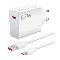 Xiaomi Φορτιστής 67W USB-A HyperCharge Combo White BHR9465EU