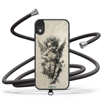 Xiaomi Redmi Note 8 - CrossBody Strap Θήκη με Universal Λουράκι Κινητού και σχέδιο Angel