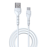 Devia cable Kintone EC145 USB-A - USB-C 1m 2,1A white