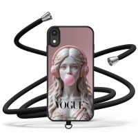 Xiaomi Redmi Note 9T - CrossBody Strap Θήκη με Universal Λουράκι Κινητού και σχέδιο Buble