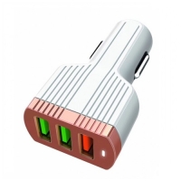 Ldnio C702Q Φορτιστής Αυτοκινήτου 36W Γρήγορης Φόρτισης με Θύρες: 3xUSB