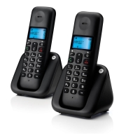 Motorola T302 Μαύρο (Ελληνικό Μενού) Διπλό ασύρματο τηλέφωνο με ανοιχτή ακρόαση