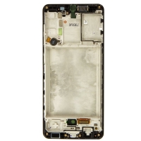 Samsung A315F Galaxy A31 - LCD display + Touch Unit Black (Service Pack)