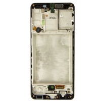 Samsung A315F Galaxy A31 - LCD OLED display + Touch Unit + Front Cover Black (OEM)