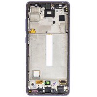 Samsung A528B Galaxy A52s 5G - LCD display + Touch Unit Light Violet Original (Service Pack)