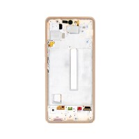 Samsung A536B Galaxy A53 5G - LCD display + Touch Unit + Front Cover Awesome Peach Original (Service Pack)