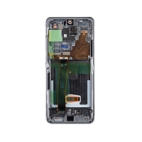 Samsung G988 Galaxy S20 Ultra - LCD display + Touch Unit + Front Cover Cosmic Gray (Service Pack)