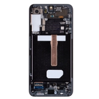 Samsung S906B Galaxy S22 Plus - LCD display + Touch Unit + Front Cover Phantom Black (Service Pack)