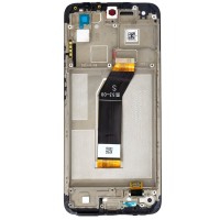 Xiaomi Redmi 10 (2022) - LCD Display + Touch Unit + Front Cover for Black Original (Service Pack)