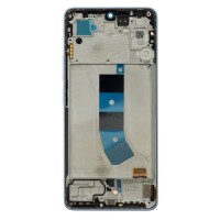 Xiaomi Redmi Note 13 4G - LCD Display + Touch Unit + Front Cover Ice Blue Original (Service Pack)
