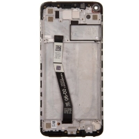 Xiaomi Redmi Note 9 - LCD Display + Touch Unit + Front Cover Midnight Grey (Service Pack)