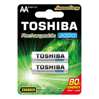 TOSHIBA R6 AA 2000mAh ΕΠΑΝΑΦΟΡ/ΝΗ ΜΠΑΤΑΡΙΑ Blister 2 τεμ