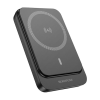 Borofone Power Bank 5000mAh BJ63 Nimble - Type C - PD 20W magnetic with induction charging black