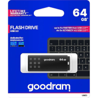 GOODRAM Pendrive UME3 - 64GB USB 3.0 Μαύρο