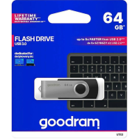 GOODRAM Pendrive UTS3 - 64GB USB 3.2 Μαύρο