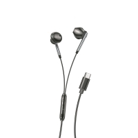 XO EP66 wired earphones USB-C black