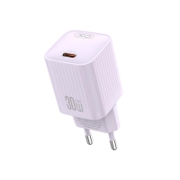 XO L148 wall charger 220V 30W 1*USB-C, purple