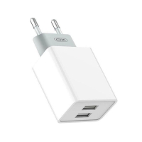 XO – L65 wall charger 2xUSB-Α 2,4A white