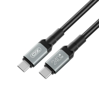 XO NB-Q264A Cable Type-C - Type-C 1M 240W Metal Braided black