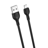 XO NB200  Cable USB-A - Lightning, 1m, 2A black
