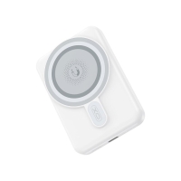 XO PR264 Power Bank 10000 mAh, 20W, 15W Wireless MagSafe + bracket (white)