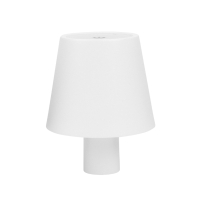 AddLiving 3232 Λευκό μεταλλικό φωτιστικό μπουκαλιού LED επιτραπέζιο και επαναφορτιζόμενο 9cm με IP44 και ρύθμιση φωτεινότητας