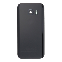 Samsung Galaxy S7 - Battery Door + Battery Door Adhesive + Back Camera Lens and Bezel and Camera Lens Black OEM