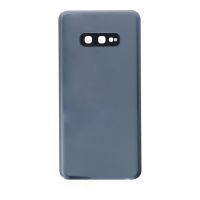 Samsung Galaxy S10e - Battery Door + Battery Door Adhesive + Back Camera Lens and Bezel Prism Black OEM